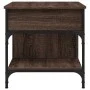 Couchtisch Ingenieurwesen Holz Metall braune Eiche 70x50x50 cm von , Couchtisch - Ref: Foro24-845365, Preis: 69,07 €, Rabatt: %