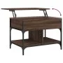 Couchtisch Ingenieurwesen Holz Metall braune Eiche 70x50x50 cm von , Couchtisch - Ref: Foro24-845365, Preis: 69,07 €, Rabatt: %
