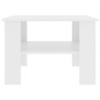 Couchtisch aus weißem Sperrholz, 60 x 60 x 42 cm von vidaXL, Couchtisch - Ref: Foro24-800207, Preis: 44,03 €, Rabatt: %