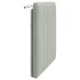 Light gray velvet padded headboard 90 cm by , Headboards and footboards - Ref: Foro24-374649, Price: 36,99 €, Discount: %