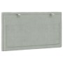 Cabecero de cama acolchado terciopelo gris claro 90 cm de , Cabeceros y pies de cama - Ref: Foro24-374649, Precio: 37,41 €, D...