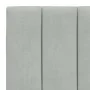 Cabecero de cama acolchado terciopelo gris claro 90 cm de , Cabeceros y pies de cama - Ref: Foro24-374649, Precio: 36,37 €, D...
