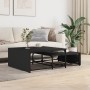 Stackable coffee tables, set of 2, engineered wood with black metal frame by , Coffee table - Ref: Foro24-845331, Price: 80,8...