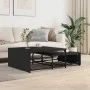 Stackable coffee tables, set of 2, engineered wood with black metal frame by , Coffee table - Ref: Foro24-845331, Price: 79,8...