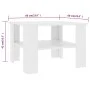 Couchtisch aus weißem Sperrholz, 60 x 60 x 42 cm von vidaXL, Couchtisch - Ref: Foro24-800207, Preis: 43,41 €, Rabatt: %