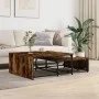 Stackable coffee tables, 2 pieces, wood and smoked oak metal. by , Coffee table - Ref: Foro24-845333, Price: 80,15 €, Discoun...