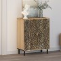 Armario auxiliar madera maciza de mango 60x33x75 cm de , Aparadores - Ref: Foro24-358214, Precio: 185,60 €, Descuento: %