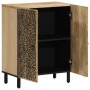 Armario auxiliar madera maciza de mango 60x33x75 cm de , Aparadores - Ref: Foro24-358214, Precio: 185,60 €, Descuento: %