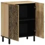 Beistellschrank aus massivem Mangoholz, 60 x 33 x 75 cm von , Sideboards - Ref: Foro24-358214, Preis: 181,37 €, Rabatt: %