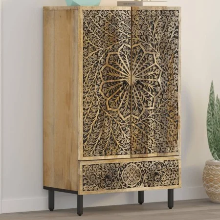 High sideboard solid mango wood 60x33x100 cm by , Sideboards - Ref: Foro24-358242, Price: 293,64 €, Discount: %