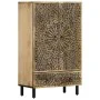 High sideboard solid mango wood 60x33x100 cm by , Sideboards - Ref: Foro24-358242, Price: 293,64 €, Discount: %