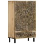 Hohes Sideboard aus massivem Mangoholz 60x33x100 cm von , Sideboards - Ref: Foro24-358242, Preis: 354,58 €, Rabatt: %