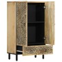 Hohes Sideboard aus massivem Mangoholz 60x33x100 cm von , Sideboards - Ref: Foro24-358242, Preis: 354,58 €, Rabatt: %