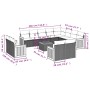 Set sofás de jardín con cojines 13 pzas ratán sintético beige by , Garden sets - Ref: Foro24-3260602, Price: 946,87 €, Discou...