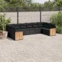 Garden sofa set 10 pieces with black synthetic rattan cushions by , Garden sets - Ref: Foro24-3260403, Price: 611,79 €, Disco...
