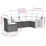 Garden sofa set with 5-piece synthetic rattan beige cushions by , Garden sets - Ref: Foro24-3260057, Price: 362,84 €, Discoun...