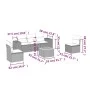 Set Gartensofas mit Kissen 6 Stück synthetisches Rattan beige von , Gartensets - Ref: Foro24-3225386, Preis: 400,85 €, Rabatt: %