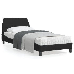Bettrahmen mit schwarzem Samtkopfteil 90x200 cm von , Betten und Lattenroste - Ref: Foro24-373114, Preis: 136,05 €, Rabatt: %