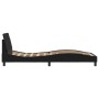 Estructura de cama con cabecero de terciopelo negro 90x200 cm de , Camas y somieres - Ref: Foro24-373114, Precio: 135,91 €, D...