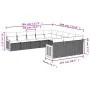 11-teiliges Gartensofa-Set mit beigen synthetischen Rattankissen von , Gartensets - Ref: Foro24-3260512, Preis: 702,48 €, Rab...