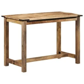 Solid mango wood dining table 110x55x75 cm by , Kitchen and dining tables - Ref: Foro24-358946, Price: 127,51 €, Discount: %