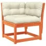5-piece garden sofa set with wax-brown pine wood cushions by , Garden sets - Ref: Foro24-3216967, Price: 506,61 €, Discount: %