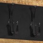 Wandgarderobe mit 6 Haken aus massivem Mangoholz von , Hut- und Garderobenständer - Ref: Foro24-358952, Preis: 51,90 €, Rabat...