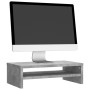 Soporte de pantalla madera ingeniería gris hormigón 42x24x13 cm de vidaXL, Muebles TV - Ref: Foro24-800220, Precio: 17,24 €, ...