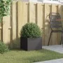 Jardinera de acero laminado en frío negro 32x30x29 cm de , Maceteros y jardineras - Ref: Foro24-841535, Precio: 37,36 €, Desc...