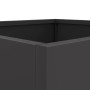 Black cold rolled steel planter 32x30x29 cm by , Pots and planters - Ref: Foro24-841535, Price: 37,97 €, Discount: %
