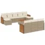 11-piece garden sofa set with beige synthetic rattan cushions by , Garden sets - Ref: Foro24-3260504, Price: 752,00 €, Discou...