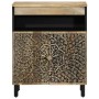 Armario auxiliar madera maciza de mango 60x33x75 cm de , Aparadores - Ref: Foro24-358237, Precio: 153,75 €, Descuento: %