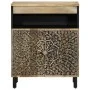 Armario auxiliar madera maciza de mango 60x33x75 cm de , Aparadores - Ref: Foro24-358237, Precio: 144,10 €, Descuento: %