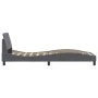 Dark gray velvet bed frame with headboard 90x190cm by , Beds and slatted bases - Ref: Foro24-373093, Price: 128,62 €, Discoun...