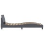 Estructura de cama con cabecero terciopelo gris oscuro 90x190cm de , Camas y somieres - Ref: Foro24-373093, Precio: 130,66 €,...