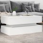 Couchtisch mit weißen LED-Leuchten 90x50x40 cm von , Couchtisch - Ref: Foro24-839861, Preis: 87,89 €, Rabatt: %