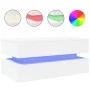 Couchtisch mit weißen LED-Leuchten 90x50x40 cm von , Couchtisch - Ref: Foro24-839861, Preis: 95,99 €, Rabatt: %