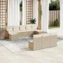 Garden sofa set with beige cushions 10 pieces synthetic rattan by , Garden sets - Ref: Foro24-3260469, Price: 633,82 €, Disco...