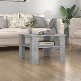 Mesa de centro madera contrachapada gris hormigón 60x60x42 cm de vidaXL, Mesas de centro - Ref: Foro24-800211, Precio: 41,84 ...