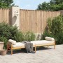 Gartenbank mit Kissen aus beigem Akazien-Kunstrattan von , Gartenbänke - Ref: Foro24-366301, Preis: 224,20 €, Rabatt: %