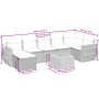 Garden sofa set with beige cushions 8 pcs PE rattan by , Garden sets - Ref: Foro24-3257444, Price: 546,25 €, Discount: %