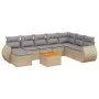 9-piece garden sofa set with beige synthetic rattan cushions by , Garden sets - Ref: Foro24-3257473, Price: 554,11 €, Discoun...