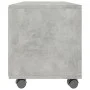 Mueble de TV con ruedas contrachapada gris hormigón 90x35x35 cm de vidaXL, Muebles TV - Ref: Foro24-800184, Precio: 56,48 €, ...