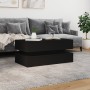Coffee table with LED lights black 90x50x40 cm by , Coffee table - Ref: Foro24-839862, Price: 89,37 €, Discount: %