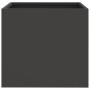 Planters 2 units black cold rolled steel 32x30x29 cm by , Pots and planters - Ref: Foro24-841536, Price: 67,31 €, Discount: %