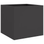 Planters 2 units black cold rolled steel 32x30x29 cm by , Pots and planters - Ref: Foro24-841536, Price: 67,31 €, Discount: %