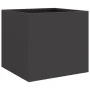 Planters 2 units black cold rolled steel 32x30x29 cm by , Pots and planters - Ref: Foro24-841536, Price: 61,12 €, Discount: %