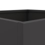 Planters 2 units black cold rolled steel 32x30x29 cm by , Pots and planters - Ref: Foro24-841536, Price: 67,31 €, Discount: %