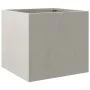 Silver stainless steel planter 32x30x29 cm by , Pots and planters - Ref: Foro24-841543, Price: 43,09 €, Discount: %