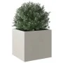 Pflanzgefäß aus silbernem Edelstahl, 32 x 30 x 29 cm von , Töpfe und Pflanzgefäße - Ref: Foro24-841543, Preis: 34,96 €, Rabat...